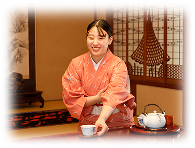スタッフ　ごゆっくりお過ごしくださいませ。