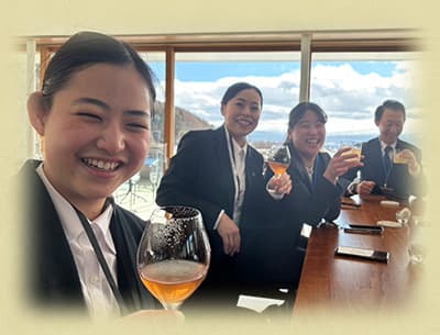 研修旅行で立ち寄る観光施設も楽しみです。
